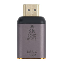 8K 60Hz USB-C / Type-C Female to HDMI Male Adapter, Type-C Female to HDMI Male