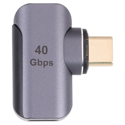 40Gbps USB-C / Type-C Male to Female Elbow Adapter, Type-C 4.0 M to F Elbow