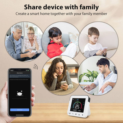 NEO NAS-RT01W WiFi Smart Color Screen Infrared Air Conditioner Controller Thermostat