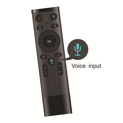 Q5 Gyroscope + Voice Foreign Version USB 2.4G Wireless Voice Flying Mouse Remote Control, Support Set-Top Box / Computer, Gyroscope + Voice