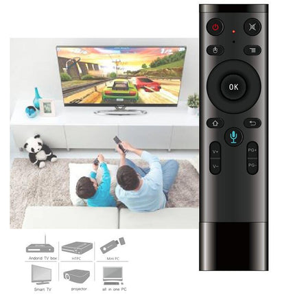 Q5 Voice Foreign Version USB 2.4G Wireless Voice Flying Mouse Remote Control, Support Set-Top Box / Computer, Voice