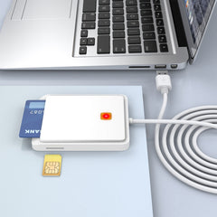 Rocketek CR317 USB 2.0 SIM  / ID / CAC Smart Card 2 in 1 Card Reader