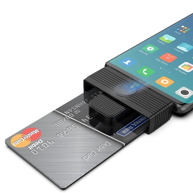 Rocketek CR318-C Type-C Smart Card / SIM / ID / CAC Card Reader, Type-C