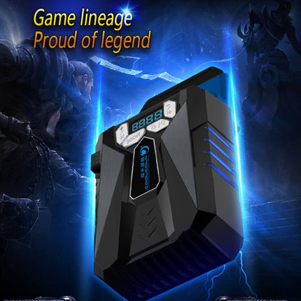 Ice Troll 5 COOLCOLD Portable Laptop Cooling Fan Air Cooler Speed Adjustable High Performance Notebook Fan Cooler Controller, USB 5V (Black), USB 5V (White)