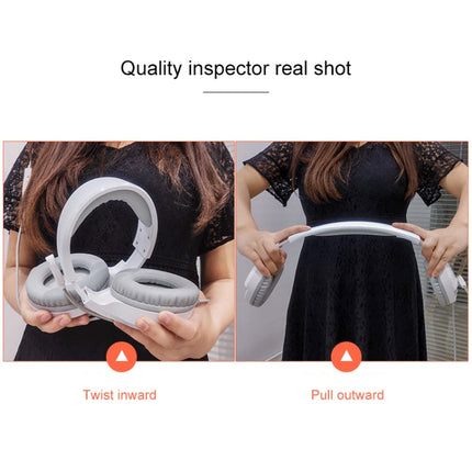 YINDIAO Q2 Head-mounted Wired Gaming Headset with Microphone, Version: Single USB Sound Card, Q2 Single USB Sound Card(White)