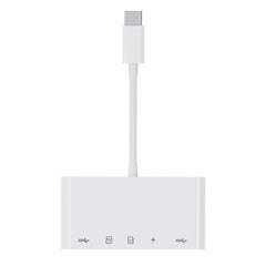 NK-1032TC 5 in 1 USB-C Male to SD / TF / 2xUSB / Type-C Female Adapter, NK1032TC