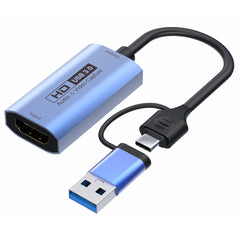 Z29C HDMI/F Female to USB-C / Type-C+USB 3.0/M Male HD Video Capture Card, Z29C