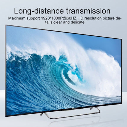 Measy VGA1815 VGA Extender Transmitter and Receiver Converter, POE Single Power Supply, Transmission Distance: 150m, VGA1815