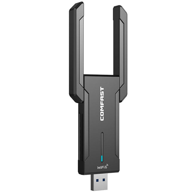COMFAST 972AX 5400Mbps WiFi6 Free Drive USB Wireless Network Card, CF-972AX
