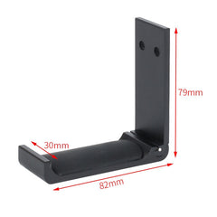 Paste Screw Type Metal Foldable Headset Stand Display Hanger, Paste Screw Type