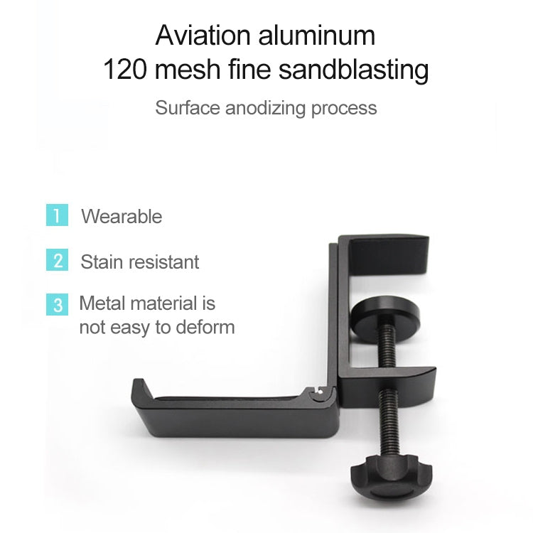 Paste Screw Type Metal Foldable Headset Stand Display Hanger, Paste Screw Type