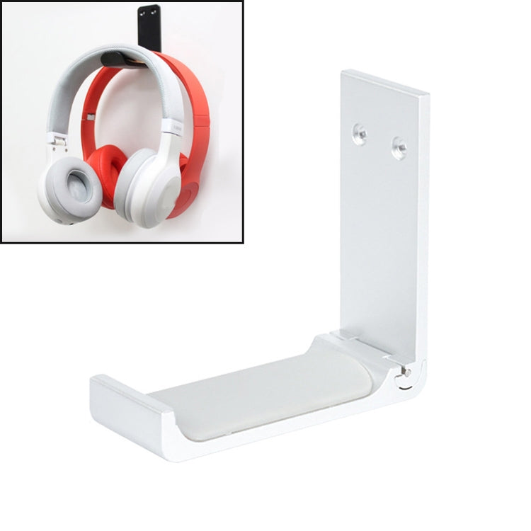 Paste Screw Type Metal Foldable Headset Stand Display Hanger, Paste Screw Type