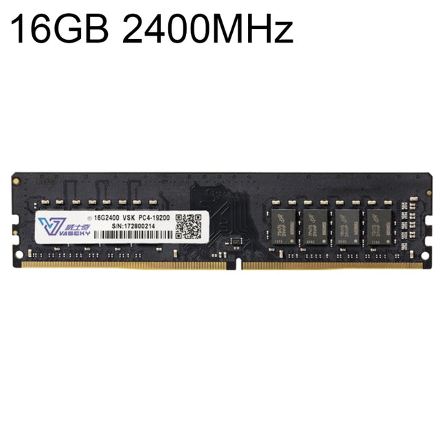 Vaseky 16GB 2400MHz PC4-19200 DDR4 PC Memory RAM Module for Desktop, 16GB 2400MHz