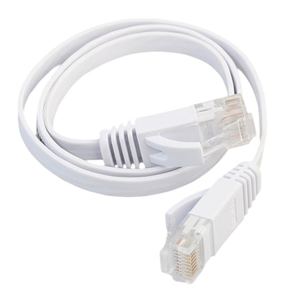 0.5m CAT6 Ultra-thin Flat Ethernet Network LAN Cable, Patch Lead RJ45, Length: 0.5m