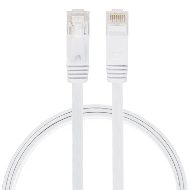 0.5m CAT6 Ultra-thin Flat Ethernet Network LAN Cable, Patch Lead RJ45, Length: 0.5m