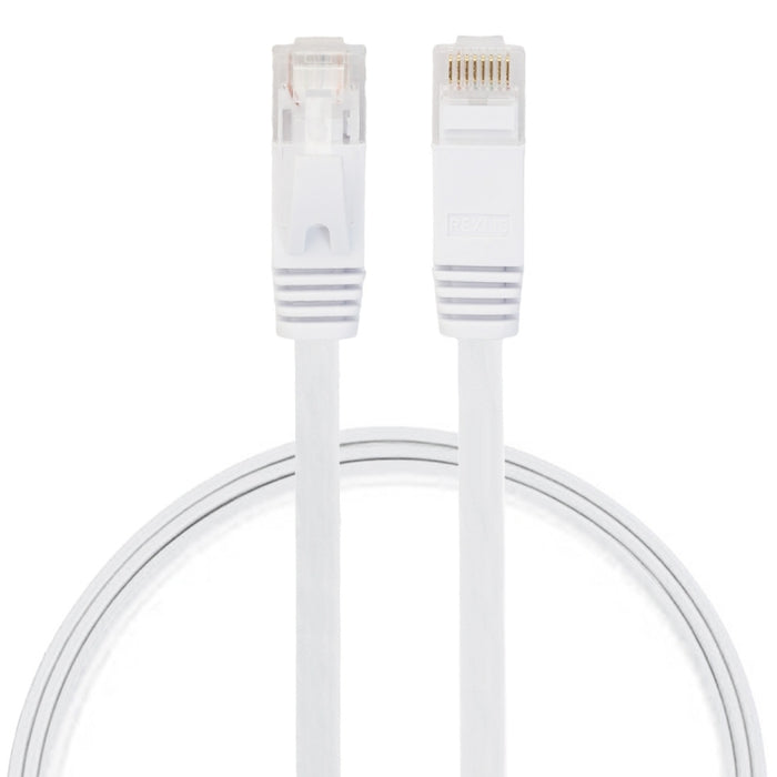 0.5m CAT6 Ultra-thin Flat Ethernet Network LAN Cable, Patch Lead RJ45, Length: 0.5m