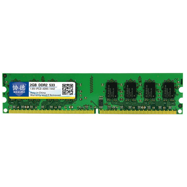 XIEDE X015 DDR2 533MHz 2GB General Full Compatibility Memory RAM Module for Desktop PC, 533MHz 2GB Full Compatibility