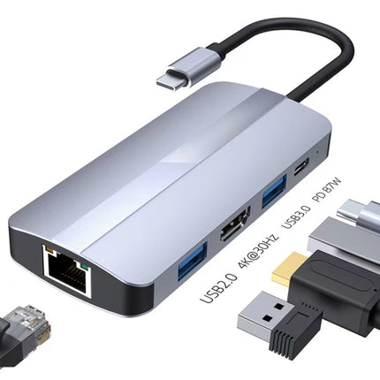 BYL-2109 5 in 1 USB-C / Type-C to USB Multifunctional Docking Station HUB Adapter, BYL-2109