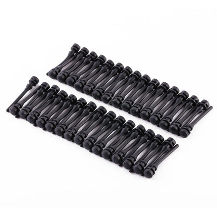 60 PCS 40mm Anti Vibration Soft Damping Nail Rubber Silicone Computer Fan Screw, 60 PCS 40mm, 60 PCS 40mm (Blue)
