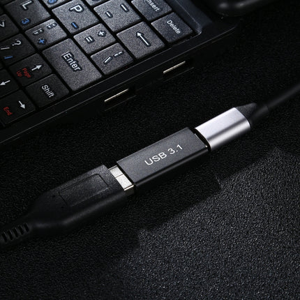 Type-C / USB-C Female to USB 3.0 Female Aluminium Alloy Adapter, Type-C Female to USB 3.0 Female