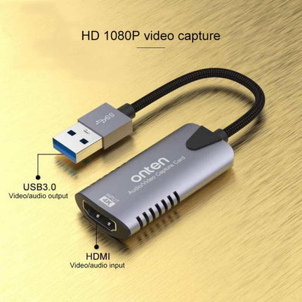Onten US302 USB3.0 Audio Video Capture Card, US302