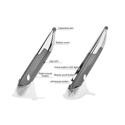 PR-06S 4-keys Smart Wireless Optical Mouse with Stylus Pen Function, Support Voice Operation / Translation, Support Voice Operation / Translation Grey, Support Voice Operation / Translation Blue, Support Voice Operation / Translation Red