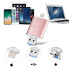 Richwell 3 in 1 64G Type-C + 8 Pin + USB 3.0 Metal Double Cover Push-pull Flash Disk with OTG Function