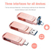 Richwell 3 in 1 16G Type-C + Micro USB + USB 3.0 Metal Flash Disk with OTG Function