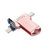 Richwell 32G Type-C + 8 Pin + USB 3.0 Metal Flash Disk with OTG Function