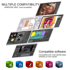 VEIKK A30 10x6 inch 5080 LPI Smart Touch Electronic Graphic Tablet, with Type-c Interface, A30