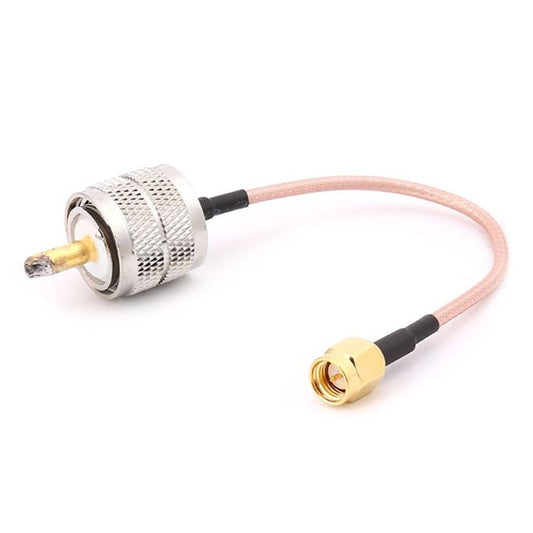 15cm UHF Male to SMA Male Pigtail Cable RF Coaxial Cable, UHF Male to SMA Male (Cable)
