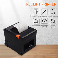 ZJ-8360-L USB Bluetooth Wireless Auto-cutter 80mm Thermal Receipt Printer, ZJ-8360-L USB Bluetoot, ZJ-8360-L USB Bluetooth