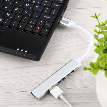 A-809 4 x USB 3.0 to USB 3.0 Aluminum Alloy HUB Adapter, A-809