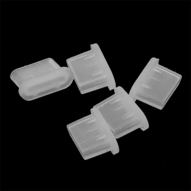 20 PCS Silicone Anti-Dust Plugs for USB-C / Type-C Port