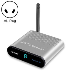 Measy AV220 2.4GHz Wireless Audio / Video Transmitter and Receiver, Transmission Distance: 200m, UK Plug, AV220 Silver