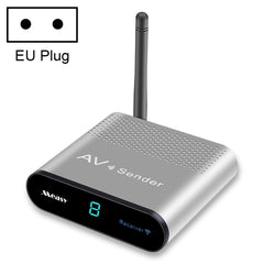 Measy AV220 2.4GHz Wireless Audio / Video Transmitter and Receiver, Transmission Distance: 200m, UK Plug, AV220 Silver