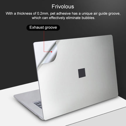 4 in 1 Notebook Shell Protective Film Sticker Set for Microsoft Surface Laptop 3 13.5 inch, For Surface Laptop 3 13.5 inch