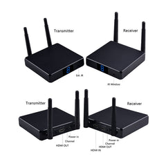 Measy FHD686-2 Full HD 1080P 3D 2.4GHz / 5.8GHz Wireless HD Multimedia Interface Extender 1 Transmitter + 2 Receiver, Transmission Distance: 200m, FHD686-2 (US Plug), FHD686-2 (AU Plug), FHD686-2 (EU Plug), FHD686-2 (UK Plug)