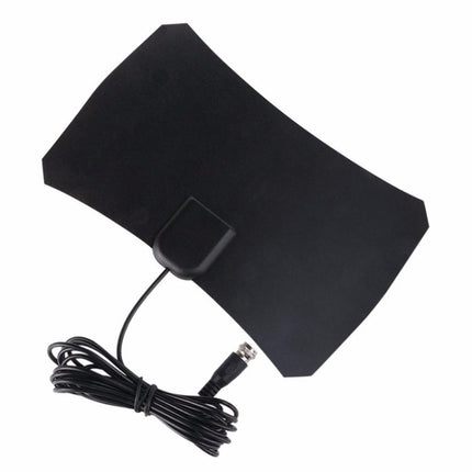50 Miles Range 25dBi High Gain Digital Indoor HDTV Antenna with 3m Coaxial Cable, 50 Miles 25dBi Black