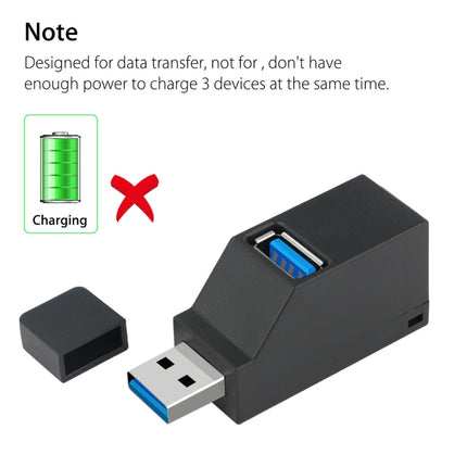 Portable Mini 2 x USB 2.0 + 1 x USB 3.0 HUB with Lanyard, USB 3.0