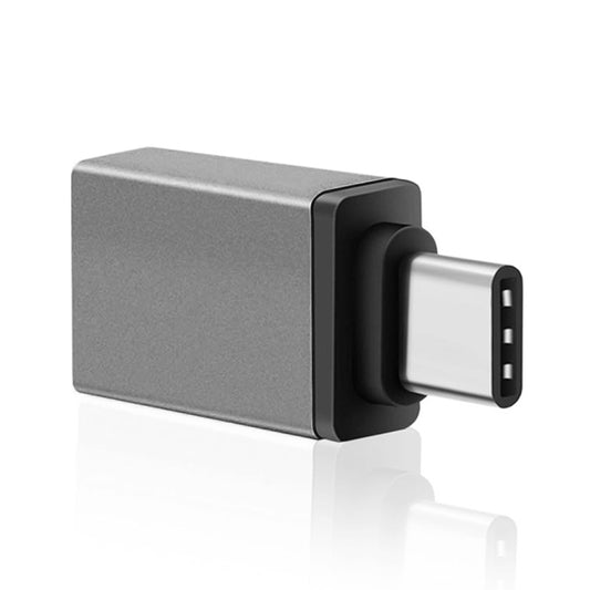 Aluminum Alloy USB-C / Type-C 3.1 Male to USB 3.0 Female Data / Charger Adapter