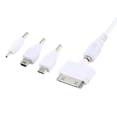 5 in 1 Multi-function Data Cable with 4 Adapters, Suitable for Mico USB / HDMI / Nokia 2.0 / iPhone 4, 5 in 1