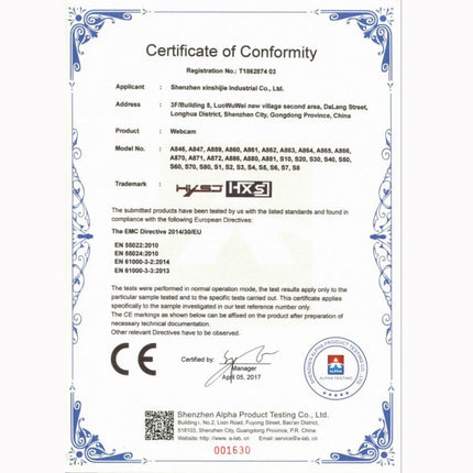 HXSJ S4 1080P Adjustable 180 Degree HD Manual Focus Video Webcam PC Camera with Microphone