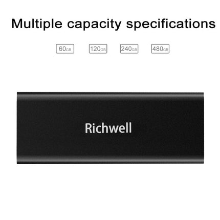 Richwell SSD R280-SSD-120GB 120GB Mobile Hard Disk Drive for Desktop PC, 120GB