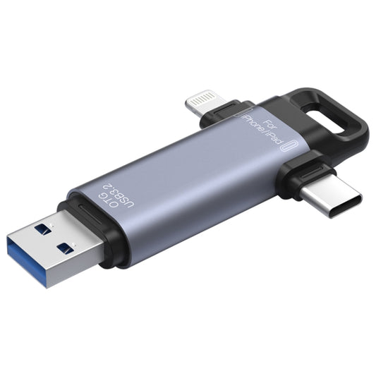 NK-951 USB, Type-C, 8 Pin 3 in 1 Solid State USB Flash Drive with OTG Function