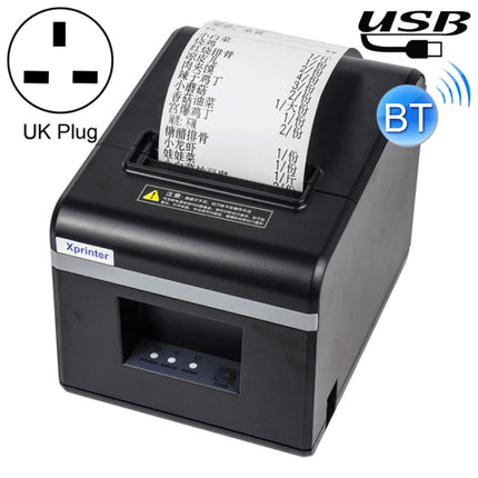 Xprinter N160II USB+Bluetooth Interface 80mm 160mm/s Automatic Thermal Receipt Printer, US Plug, USB+Bluetooth Interface, US Plug, USB+Bluetooth Interface, EU Plug, USB+Bluetooth Interface, UK Plug