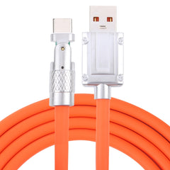 Mech Series 6A 120W USB to Type-C 180-degree Metal Plug Fast Charging Cable, Length: 1.2m, 1.2m Type-C, 1.2m 180-degree Type-C