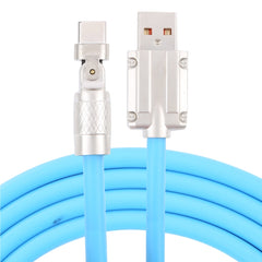 Mech Series 6A 120W USB to Type-C 180-degree Metal Plug Fast Charging Cable, Length: 1.2m, 1.2m Type-C, 1.2m 180-degree Type-C