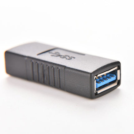 USB 3.0 Type A Female to Type A Female Connector AF Adapter Converter Extender for Laptop
