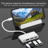 75216 4 in 1 8 Pin to HDMI + 8 Pin Charging + 2 USB Ports HD Video Converter, 75216